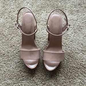 Aldo Pink-Nude Heel- Size 8